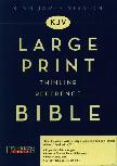 Large Print Thinline Reference Bible-Genuine Leather