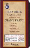 KJV Personal Size Giant Print Bible 205 Bonded  Leather