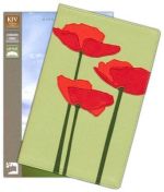 KJV Collection Bible Thinline Bloom, Poppies