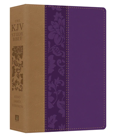 The KJV Study Bible Violet Floret