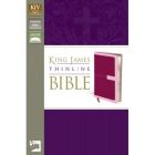 KJV, Thinline Bible, Imitation Leather, Razzleberry/Orchid, Red Letter Edition