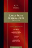 Large Print Personal Size Reference Bible (Black or Burgundy)